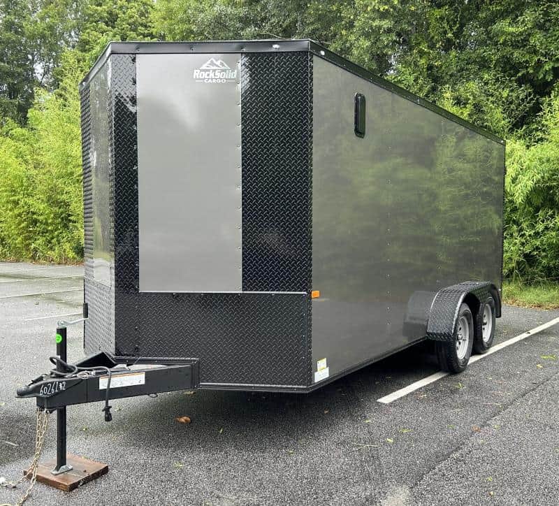 2027 Rock Solid 7X14 Rear Double Doors