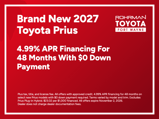 2027 Toyota Prius LE