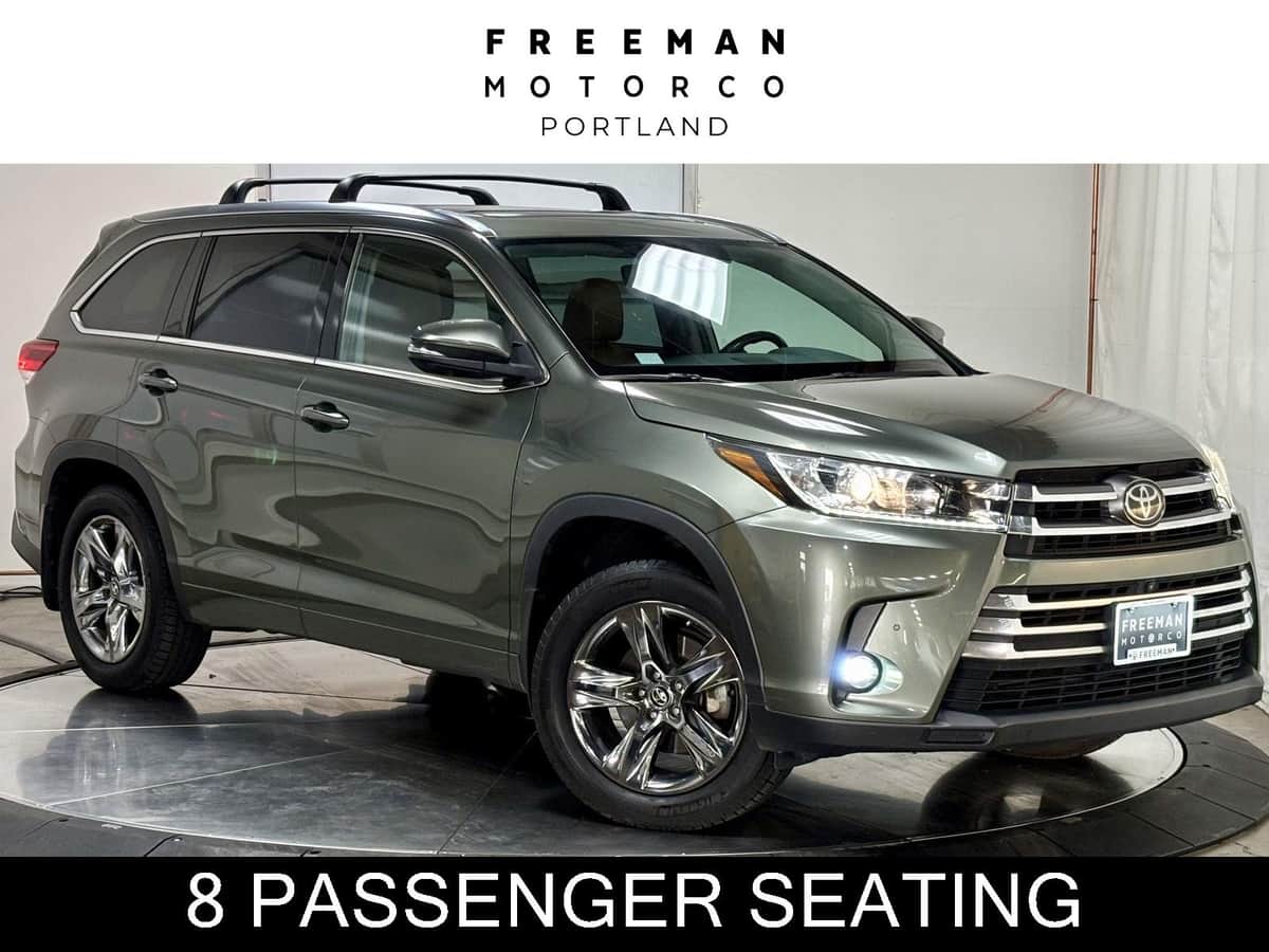 2019 Toyota Highlander Limited Platinum Awd | 8 Pass Seats | Htd/Cld Seats | Pano Roof