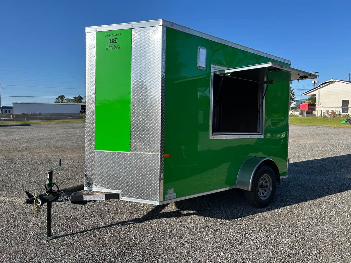 2027 Rock Solid 6X10 Concession With Rear Double Doors
