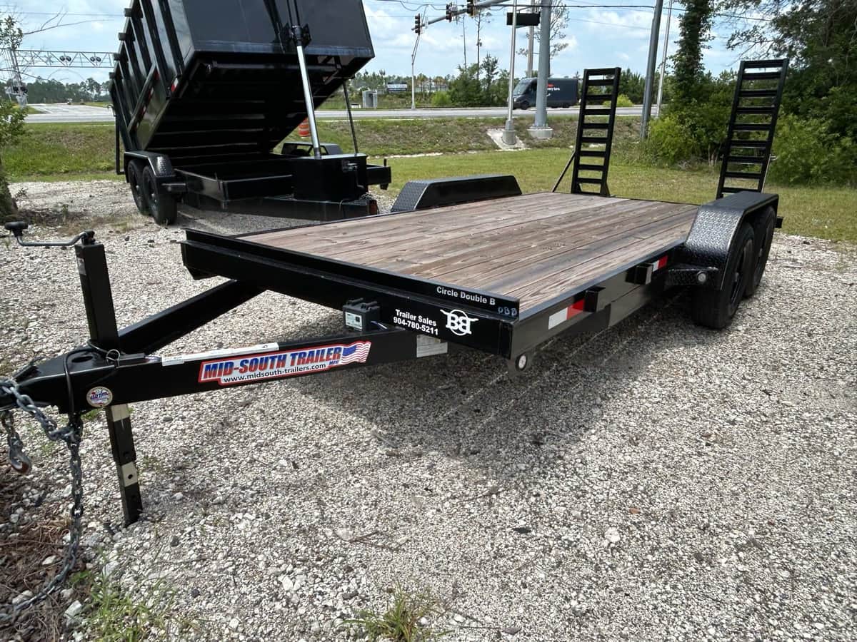 2025 Mid South 7X16 Open Equipment Hauler