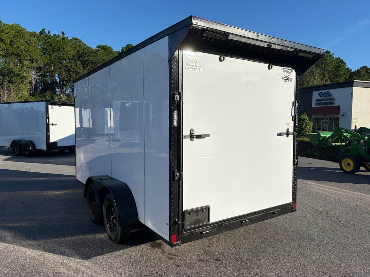 2027 Rock Solid 7X14 Blackout With Rear Spoiler