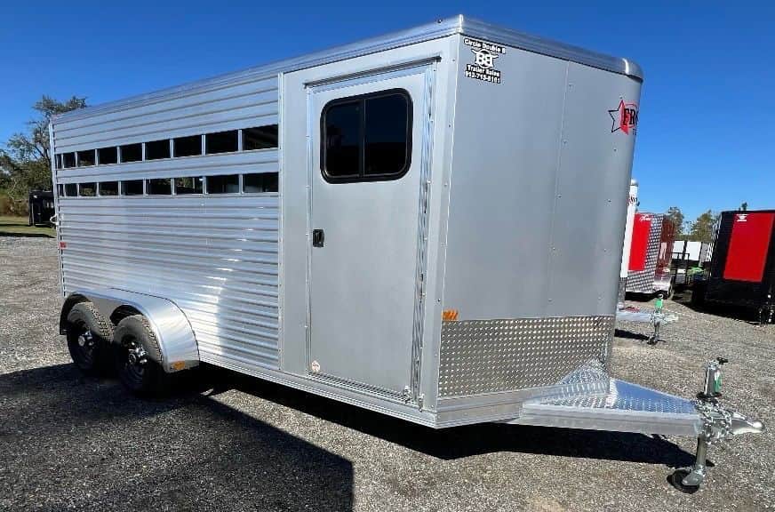 2026 Frontier 3 Horse Bumper Pull Horse Trailer