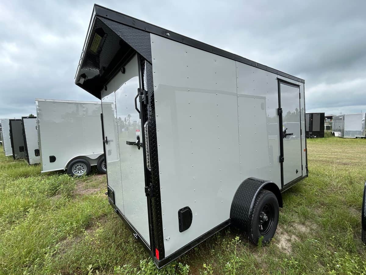 2027 Rock Solid 6X12 Blackout With Rear Spoiler