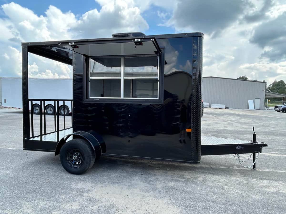 2027 Rock Solid 7X12 Concession Porch Model