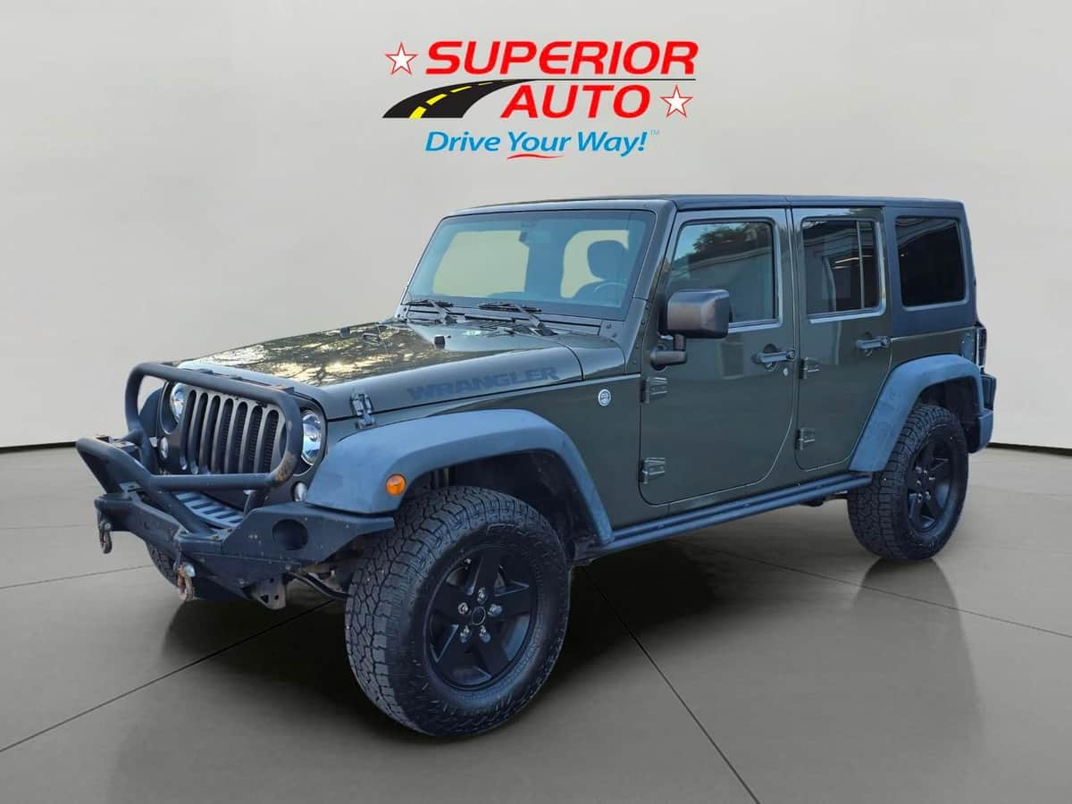 2016 Jeep Wrangler Unlimited Black Bear